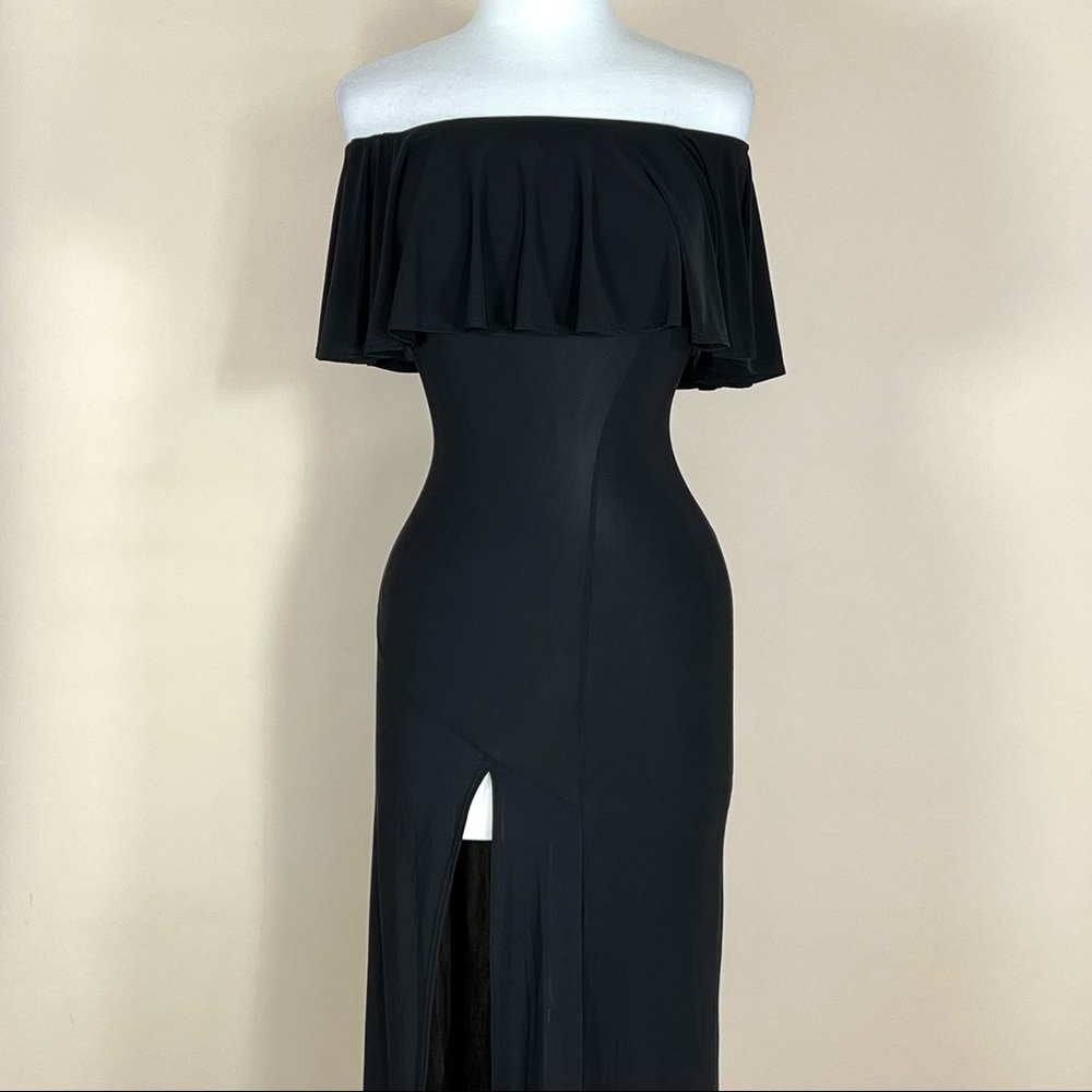 Black Off the Shoulder Dress